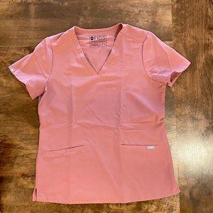 Mauve Figs Scrub Top Small